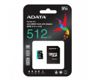 ADATA 512GB microSDXC Premier Pro 100MB/s U3 V30S A2 - 512451 - zdjęcie 1